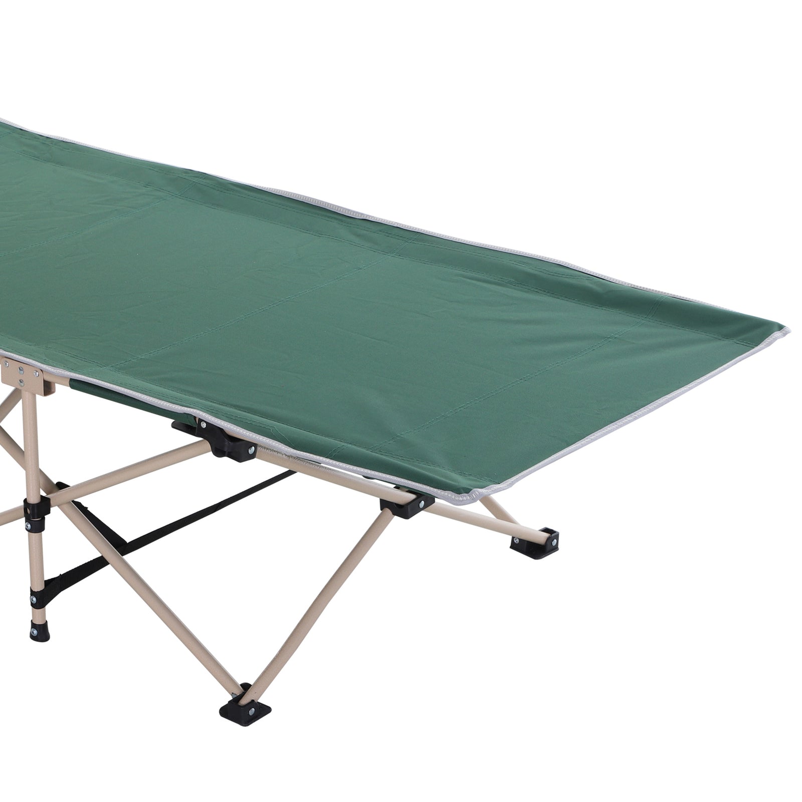 Single Person Folding Camping Cot Portable Camp Sleeping Bed | Green
