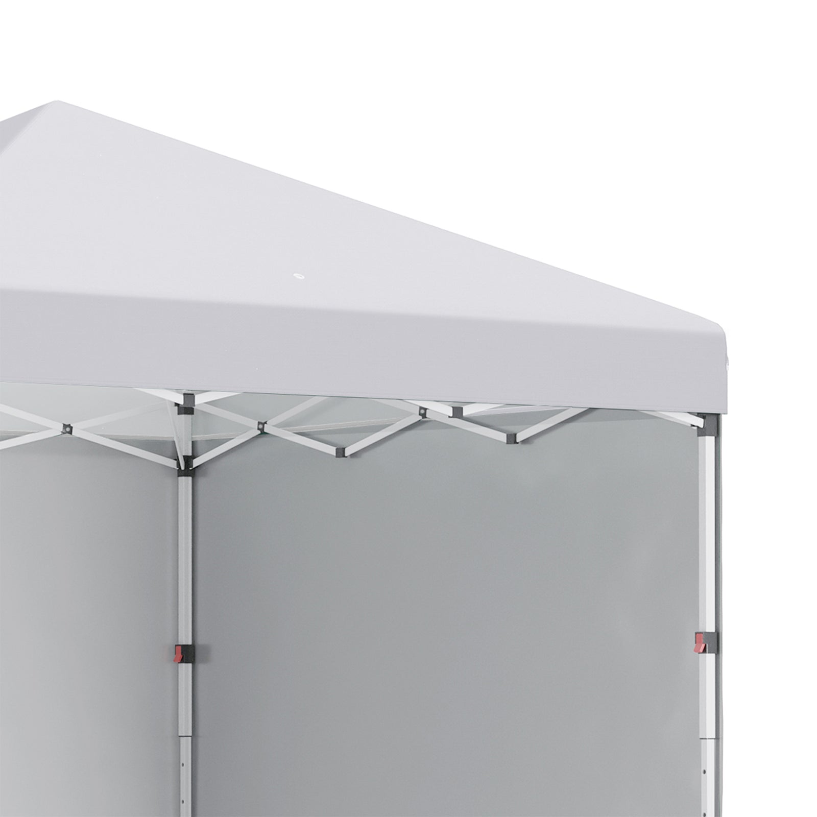 3x3 (m) Pop Up Gazebo Party Tent W/ 2 Sidewalls, Weight Bags | White