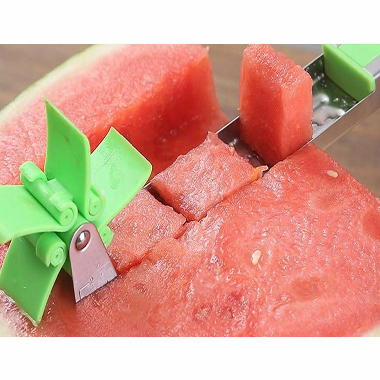 Household Stainless Steel Watermelon Cubes Slicer Cutter