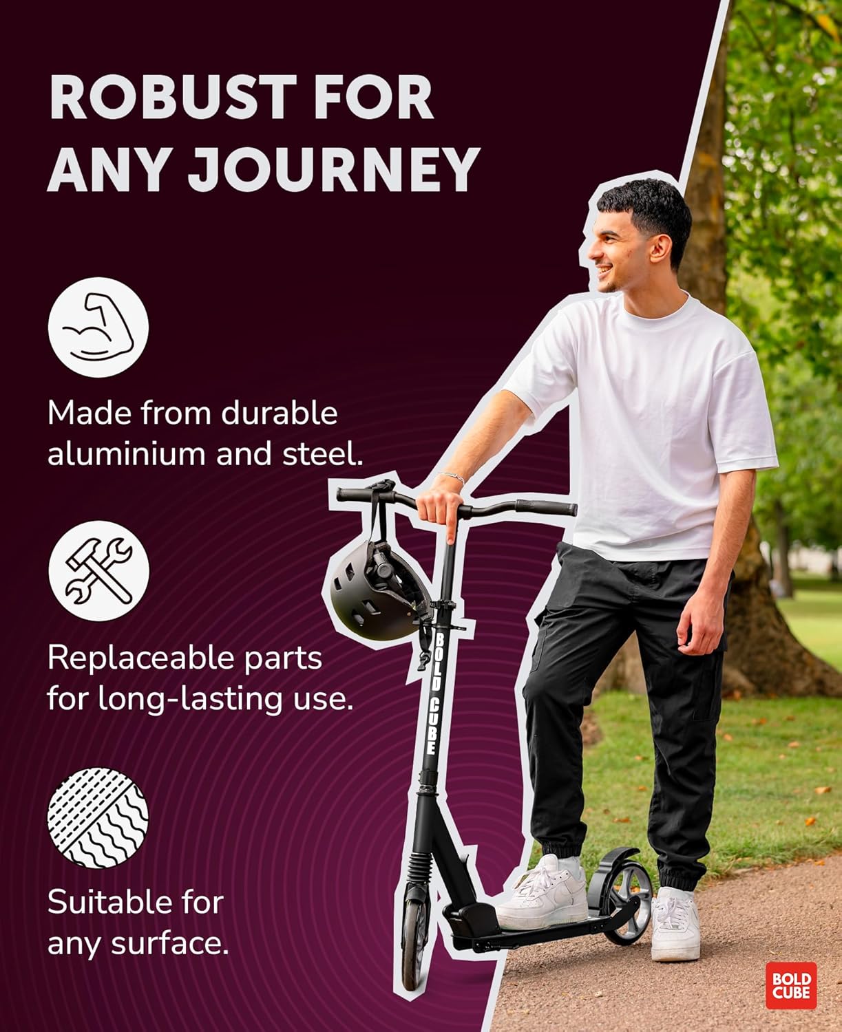 Big 2 Wheel Scooter | Magenta