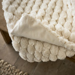 Northcombe Supersoft Faux Fur Throw | 130cm x 180cm | Cream