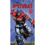 Transformers Fold Out Birthday Card Official Product