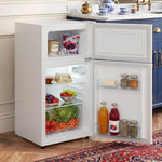 89l Freestanding Top Freezer Fridge | White