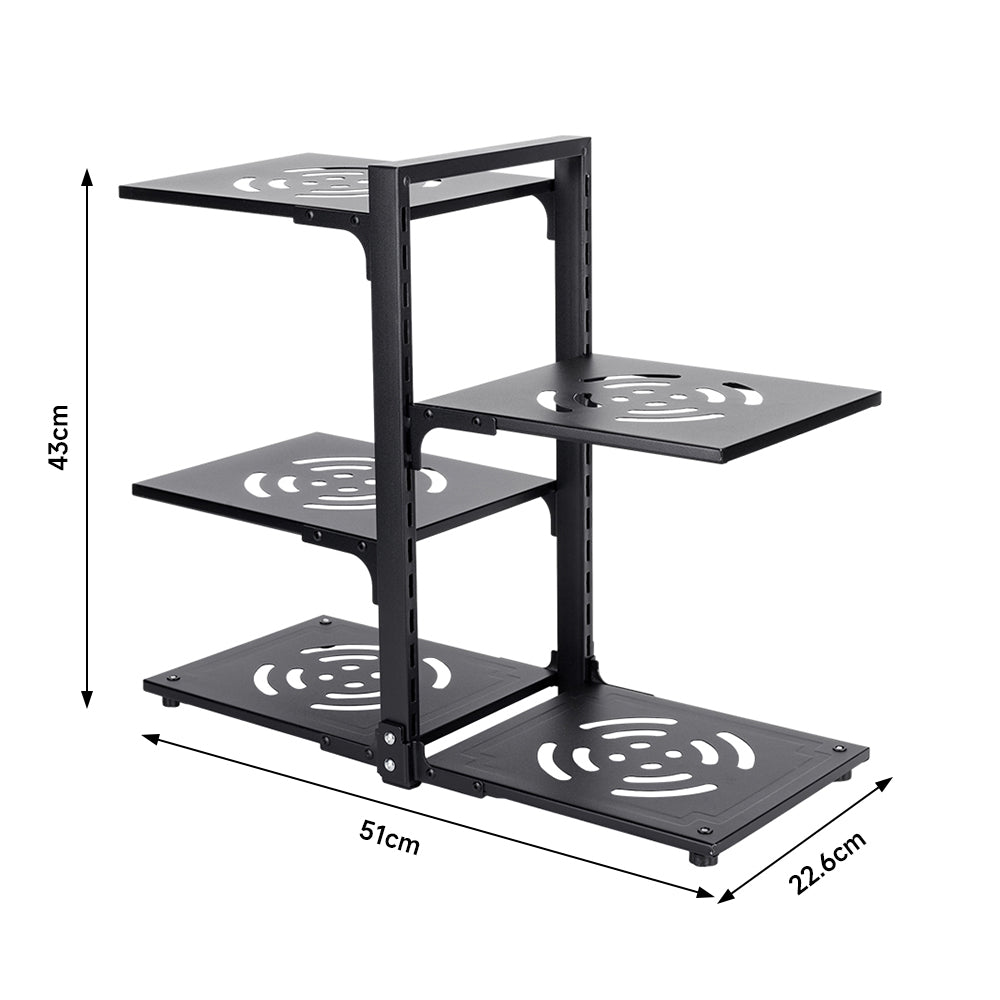 5/7-tier Adjustable Kitchen Pot Rack Organizer | Medium