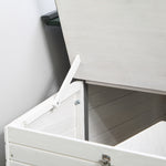 Pawhut Chicken Coop Hen Poultry House W/ Nesting Box Outdoor Run Patio Wooden | Gray