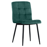 Breeins Set Of 4 Contemporary Velvet Upholstered Dining Chairs