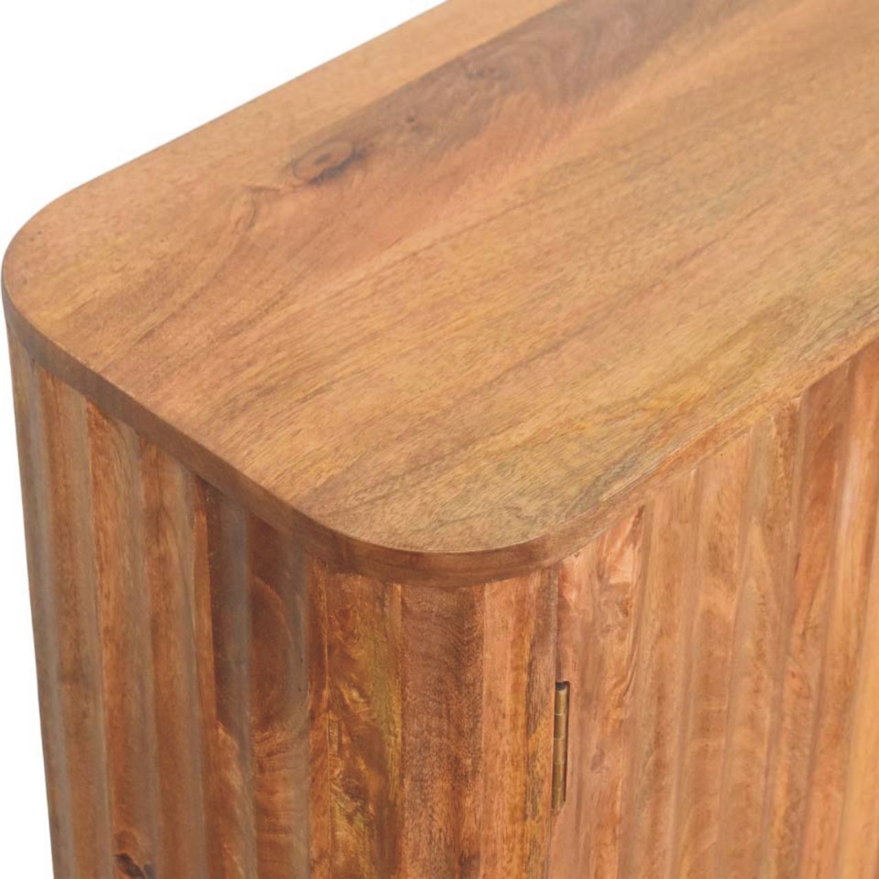 Montara Sideboard – Solid Wood, Golden Teak Finish, 3 Drawers & 2 Cabinets