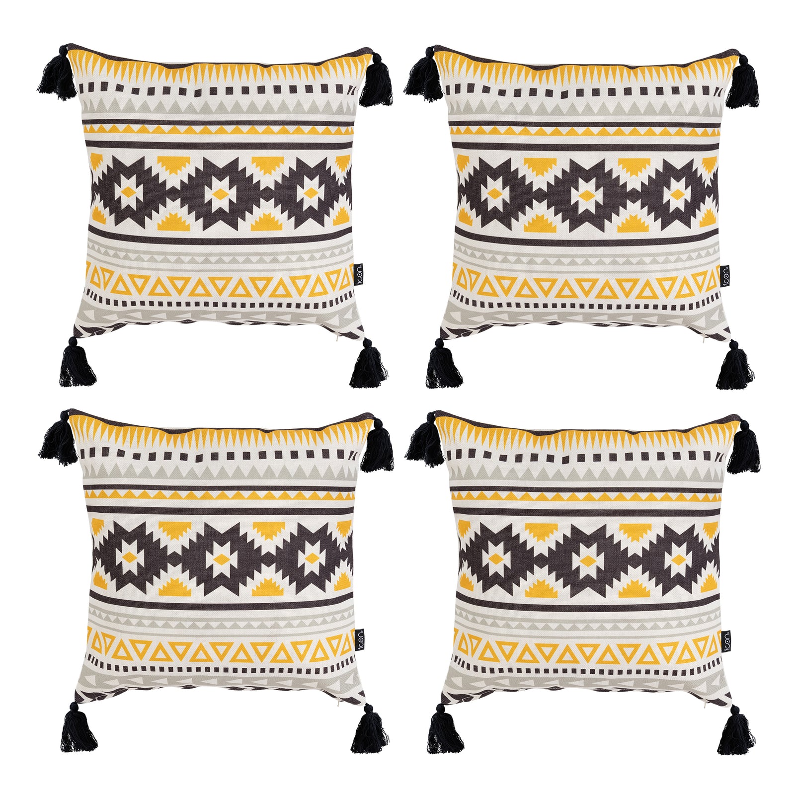 Terracotta Aztec Kyoto Cushion Set Of 4