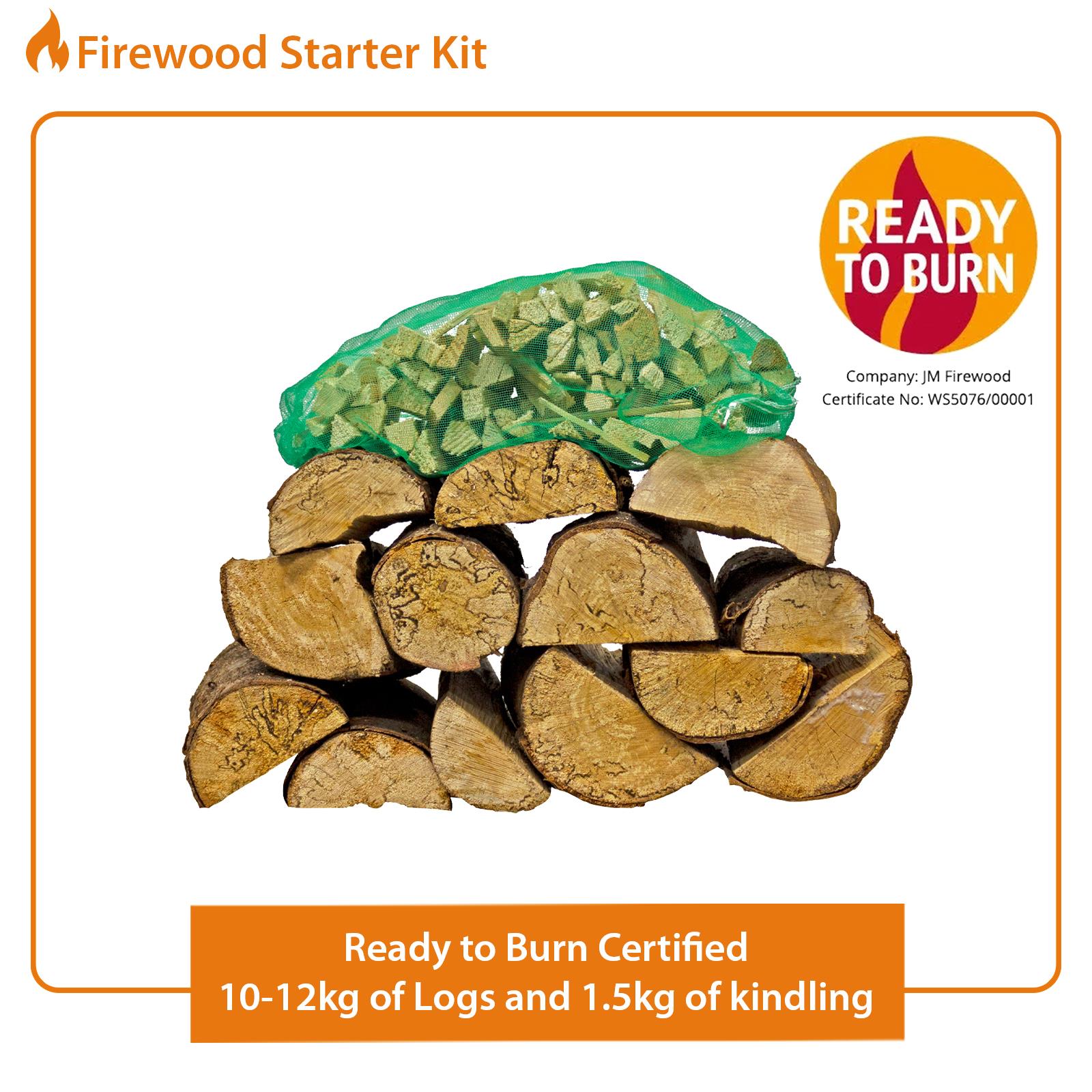 Steel Eco Multifuel Stove + Firewood Starter Kit | 8.5kw | Steel
