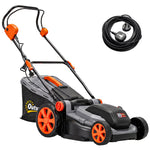 1800w Electric Lawnmower With 40cm Cutting Width, Mulching Feature