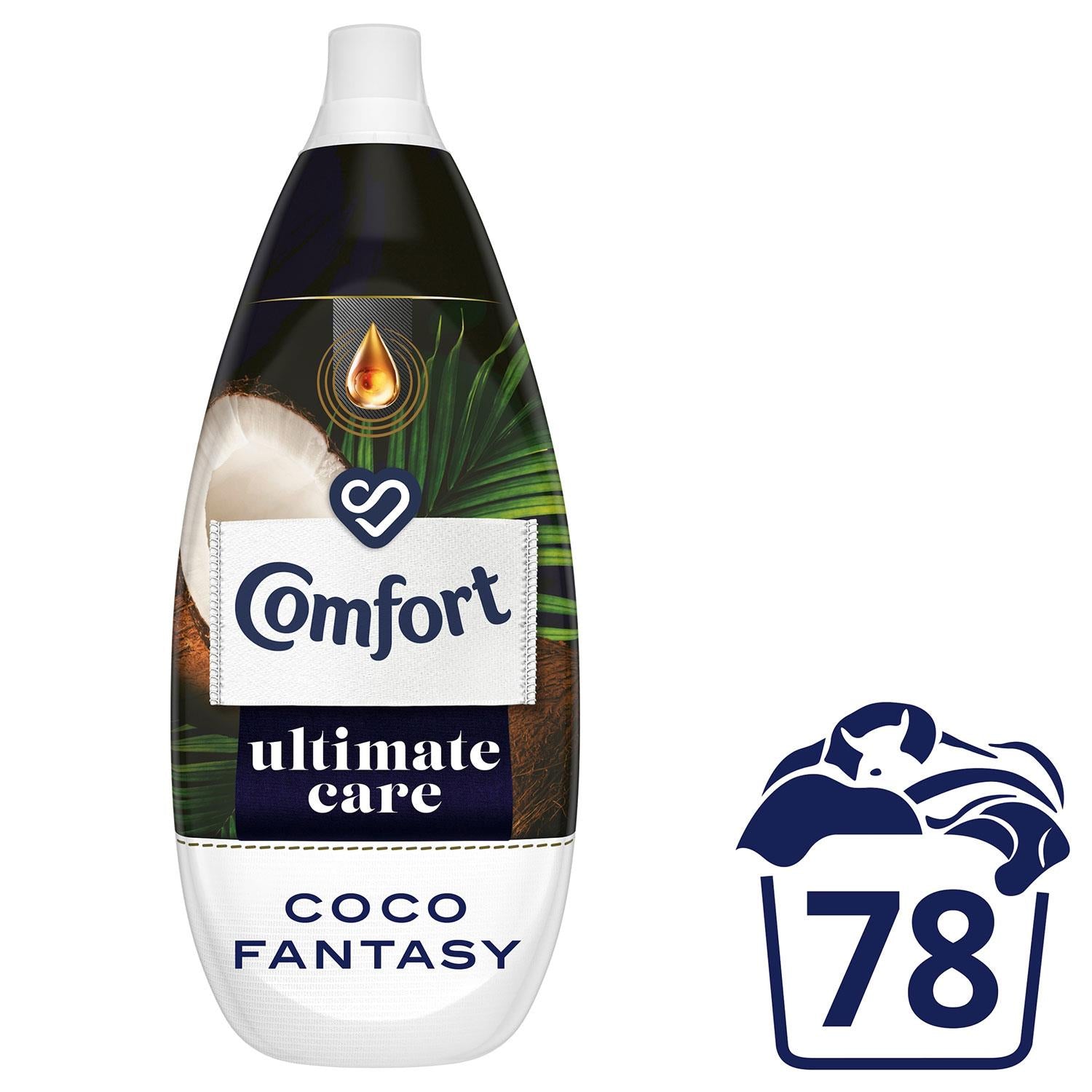 Ultimate Care Fabric Conditioner Coco Fantasy 1.18 Litre, 78 Washes | Set of 2