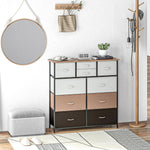 Bedroom Chest Of Drawers Fabric Dresser Foldable Drawers | One Size | Multi Colour