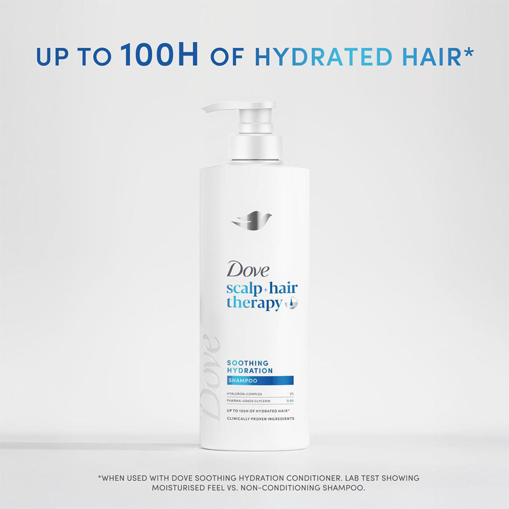 DOVE Scalp + Hair Therapy Soothing Hydration Shampoo 700ml 6 Pack, Glycerin