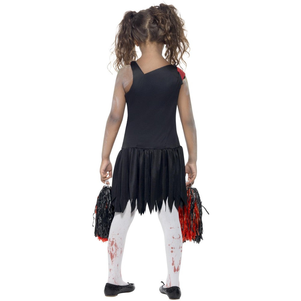 Zombie Cheerleader Child Girl's Costume | Age 13-14