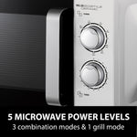 Mg 25 Ecostyle Ceramic Microwave Oven & Grill, 25 Litre Capacity, 900w Microwave With 1000w Grill