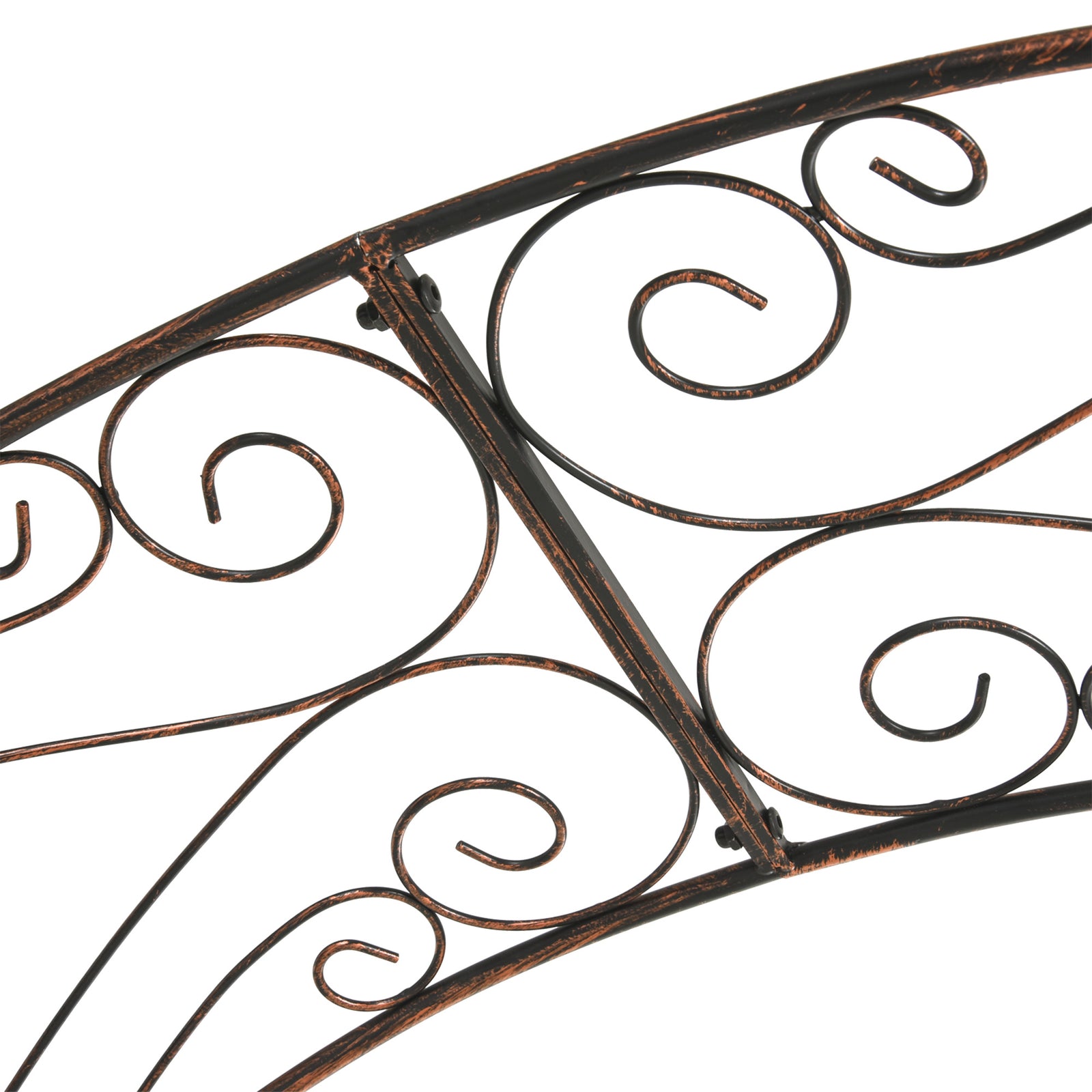 Metal Garden Arch Trellis, Decorative, 120x30x226 Cm