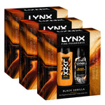 Fine Fragrance Black Vanilla Body Spray And Body Wash Gift Set | Set of 3