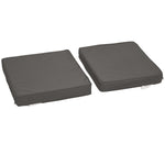 Outdoor Seat And Back Cushion Set Replacement Cushions | Dark Gray