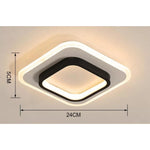 Bath Plus TB+ Modern Square Led Ceiling Light