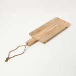 HOMESCAPES Solid Mango Wood Serving Board, 70 X 25 Cm