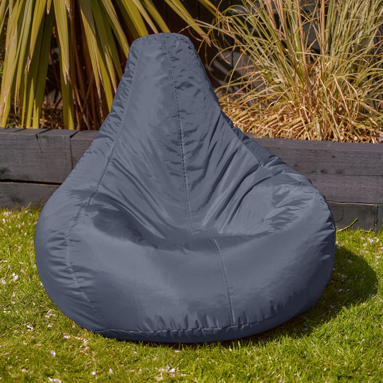 Recliner Indoor Outdoor Bean Bag Chair | Dark Slate Gray