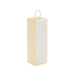 Single Bottle Wooden Box With Clear Acrylic Sliding Lid