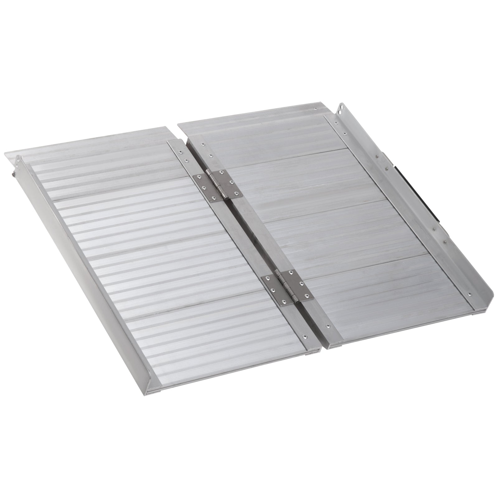 Aluminium Folding Wheelchair Ramp Mobility Suitcase | Small | Silver