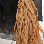 Halloween Witch With Broomstick Animatronic Prop With Light Up Eyes