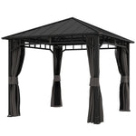 3 X 3(m) Hardtop Gazebo With Galvanised Steel Roof And Sides