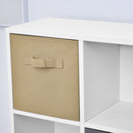 HOMCOM 123 X 55cm Freestanding 8 Cube Storage Cabinet Unit Bookcase