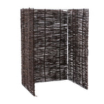 Trash Can Fence Wicker Privacy Fence