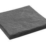 Stomp Stone Square Rubber Stepping Stones - Slate | Set of 4 | Slate