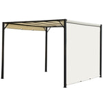3 X 3m Pergola Metal Gazebo Outdoor Sun Shade Shelter Canopy