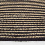 Handmade Woven Spiral Braided Rug | 200cm | Linen