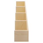 Wooden Wall-mounted Storage Media Display Shelf Center Rack | One Size | Natura
