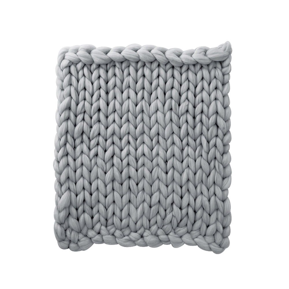 Knitted Blankets Chunky Knit Throw Blanket Handwoven For Home Decor