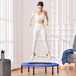 Trampoline Indoor Outdoor Rebounder Mini Jumper Sports Game | Small | Blue