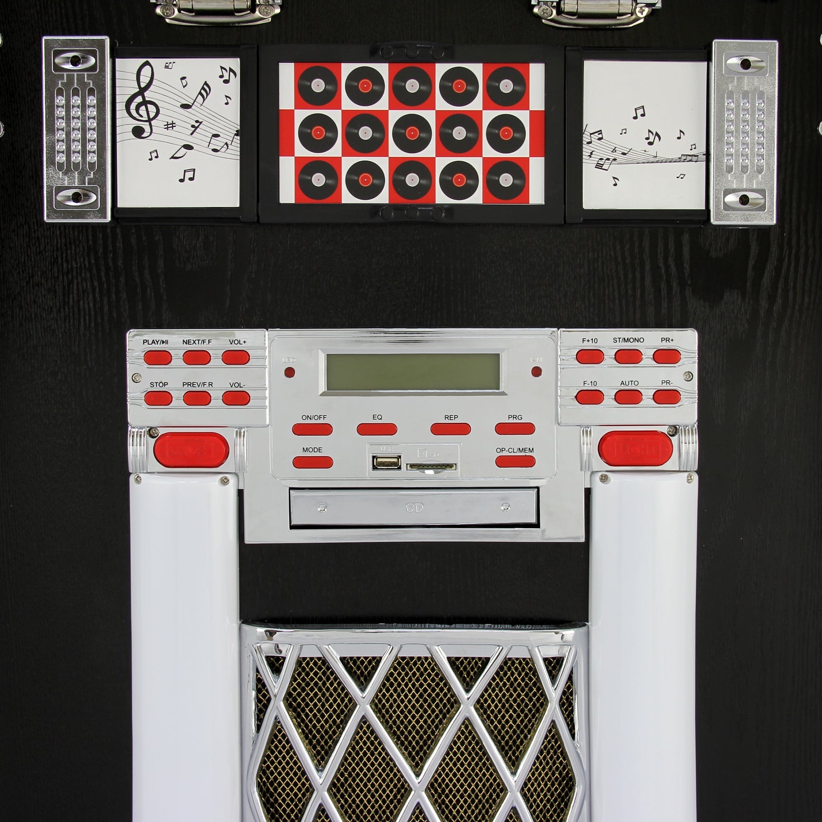 MonsterShop Jukebox Vinyl Record Player & Sound System