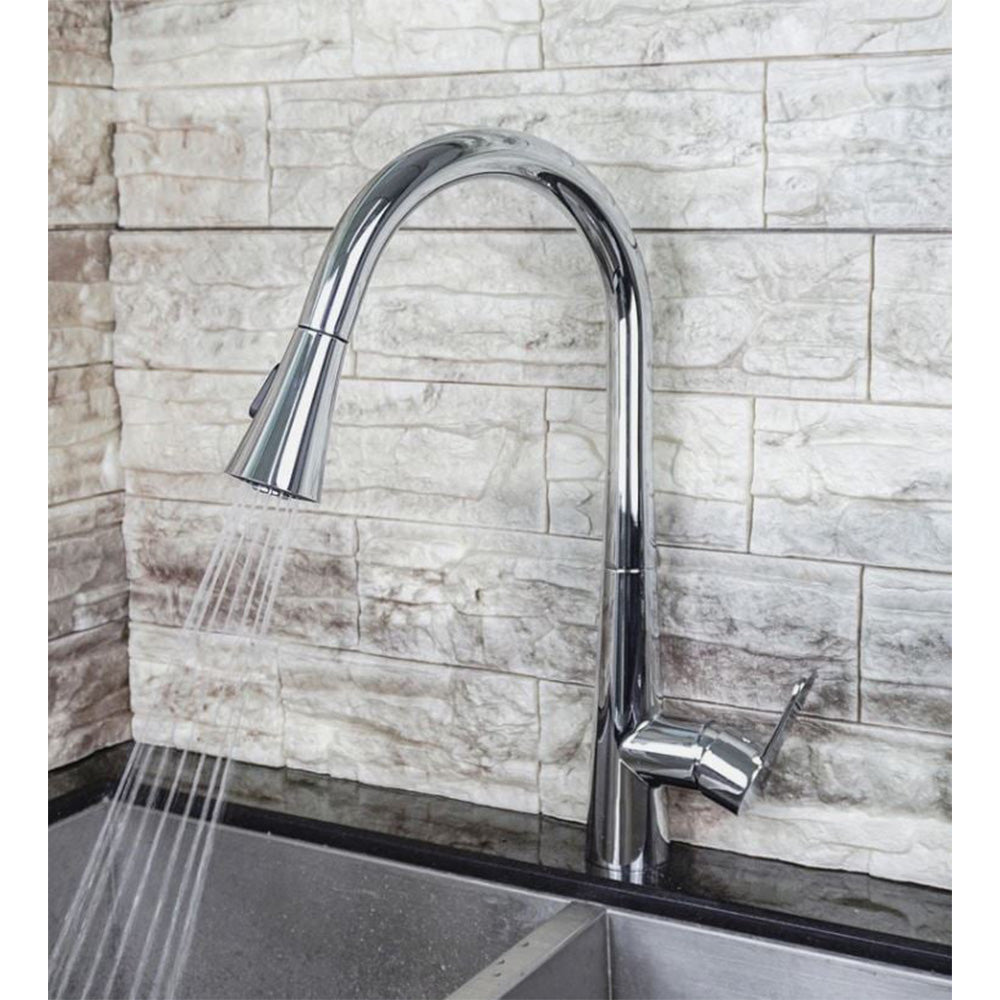 Bath Plus TB+ Kitchen Sink Tap With Pull-out Spray And Swivel Spout