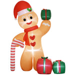 8ft Christmas Blow Up Gingerbread Man