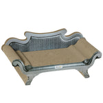 60cm Cat Scratching Board With Catnip, Cardboard Scratcher Lounger Bed