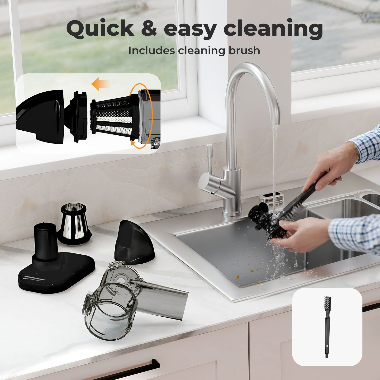 Spector Cold Press Juicer Slow Juicer 150w Fruit Vegetable Health Processor