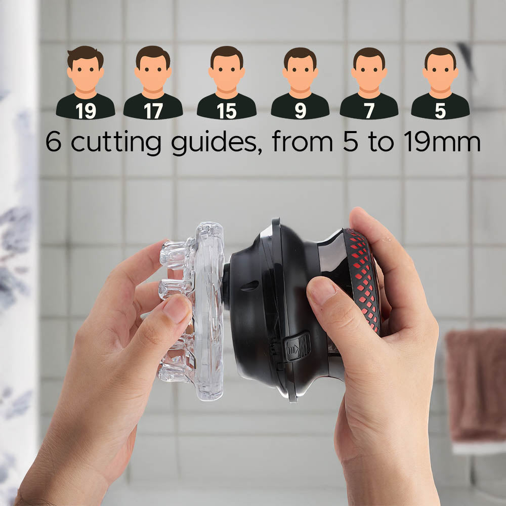 Home Barber Trimmer, 5 Cutting Guides, Rechargeable