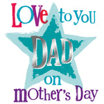 Love To You Dad' Mother's Day Card Official Product