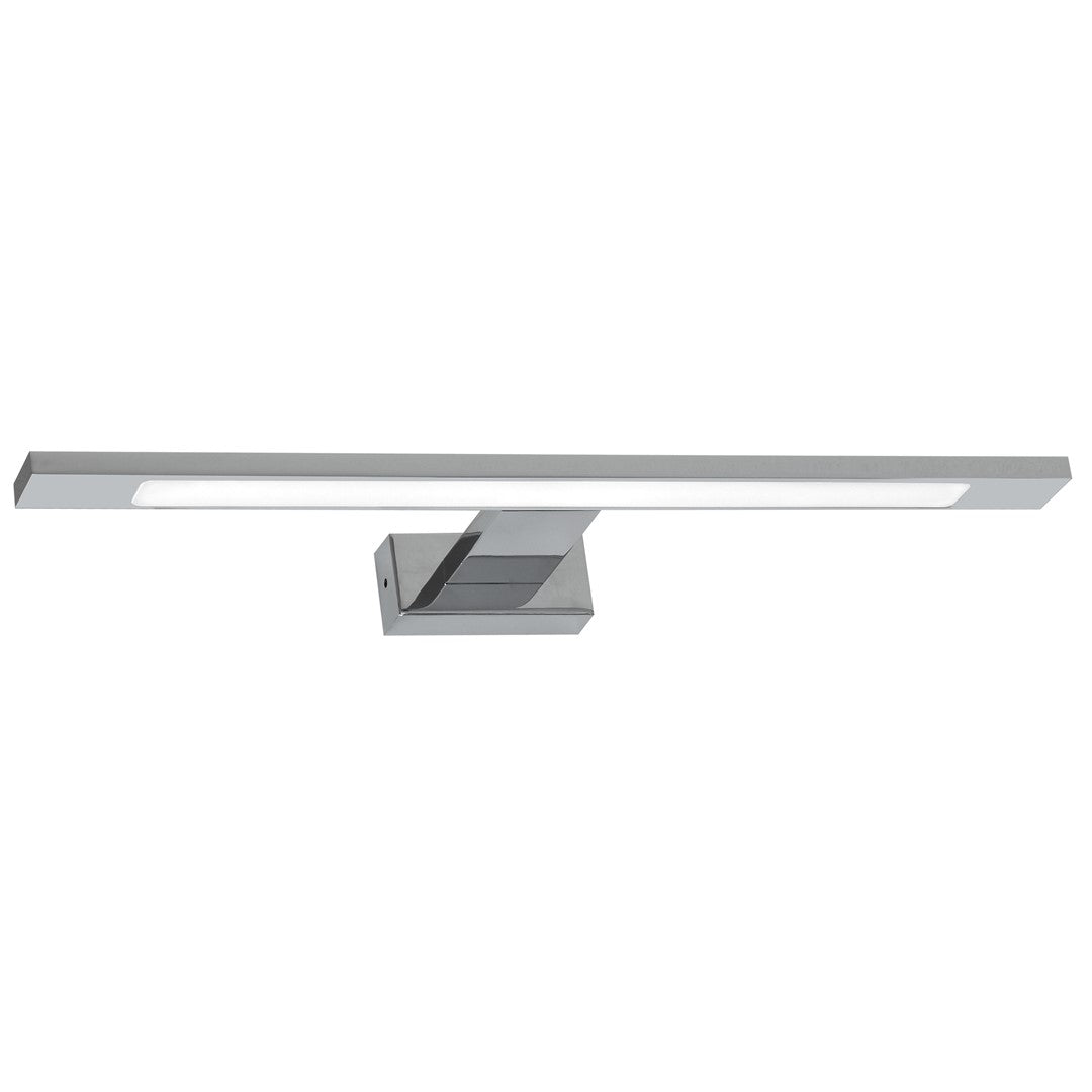 Shine Chrome Led 7w Wall Lamp Stylish Polished Chrome Light With Ip44 Rating Perfect For Mounting Above A Bathroom Mirror