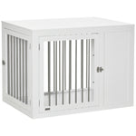 Dog Crate End Table W/ Two Doors - Medium Large Dogs
