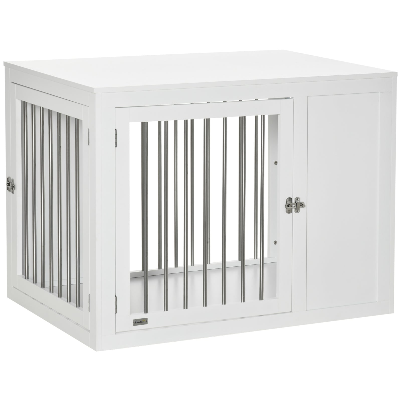 Dog Crate End Table W/ Two Doors - Medium Large Dogs