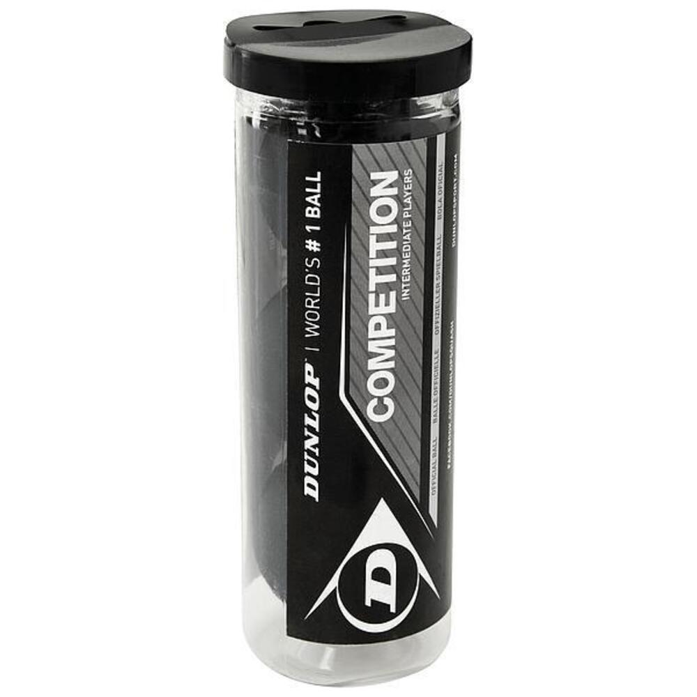 Competition Squash Balls (pack Of 3) | One Size | Black