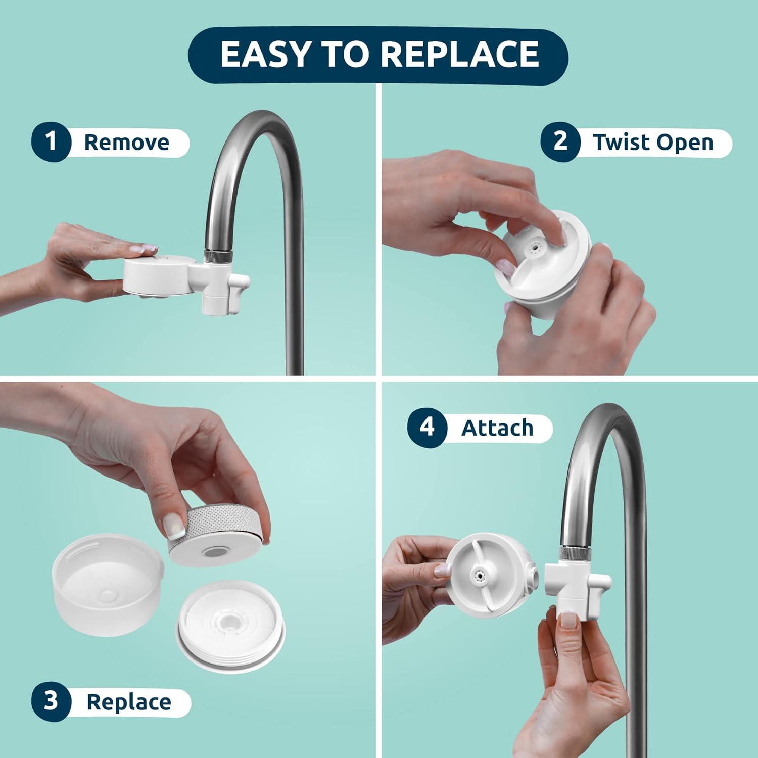 Ecopro Compact - 6 Refills For Ecopro Compact Water Filter