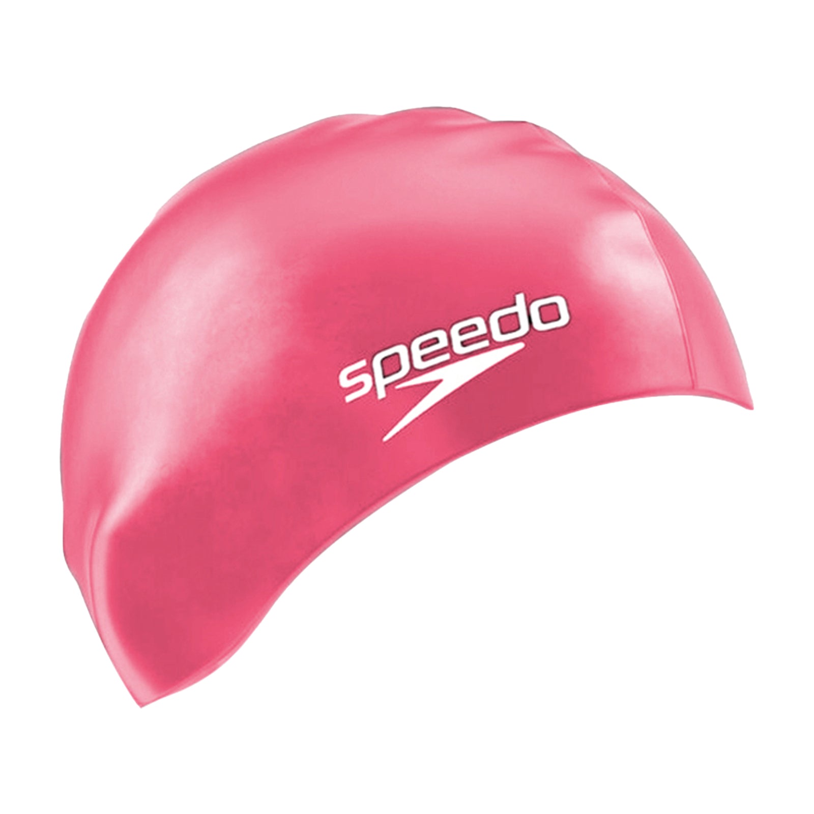 Unisex Adult Long Hair Silicone Swim Cap | One Size | Pink